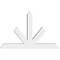Ekena Millwork Saratoga Architectural Grade PVC Gable Bracket, 48"W x 30"H x 4"D x 4"F, 15/12 Pitch GBP048X30X0404SAR00 - alternate 3